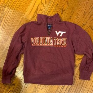 Jansport Maroon Virginia Tech  Hokies Sweatshirt zip